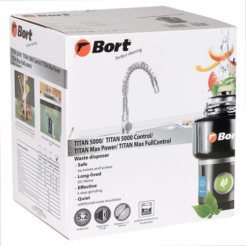 Измельчитель пищевых отходов Bort TITAN MAX Power (93410266)