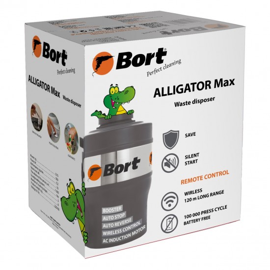 Измельчитель пищевых отходов Bort Alligator Max (93410778)